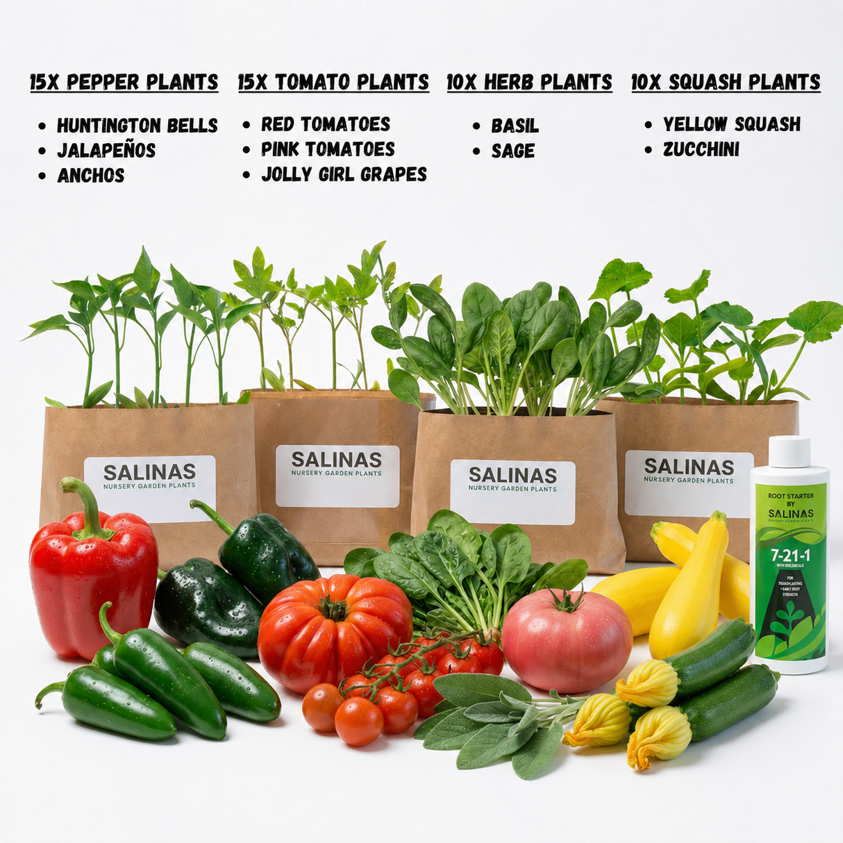 50 Plant Gardener Starter Kit