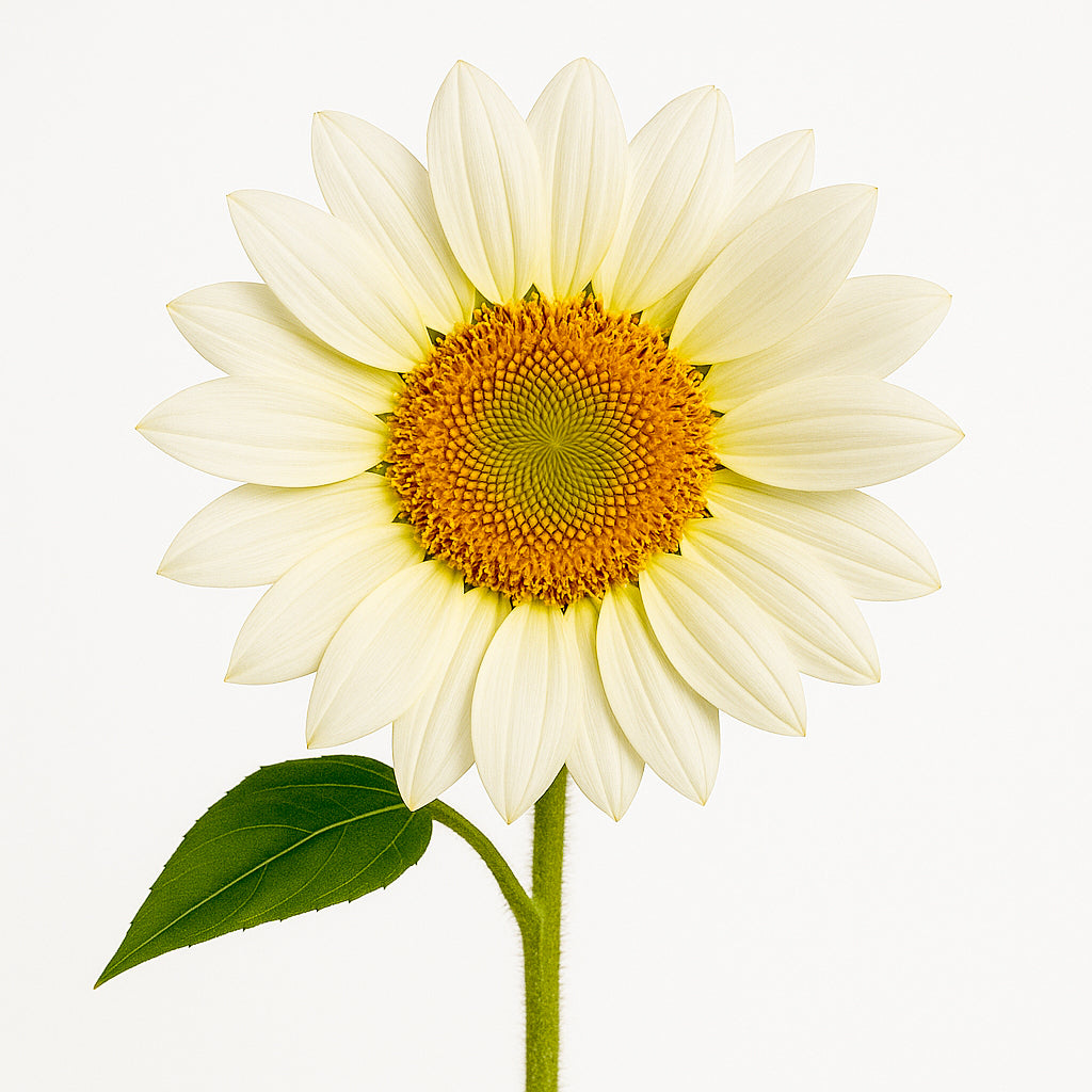 White Lite Sunflower Plant