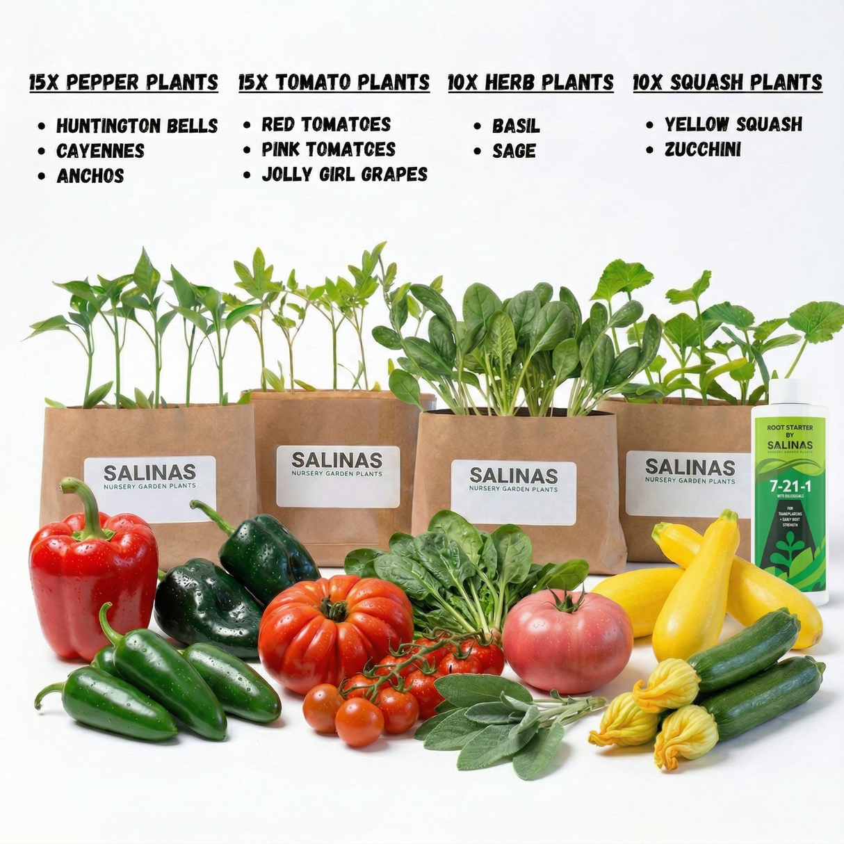 50 Plant Gardener Starter Kit